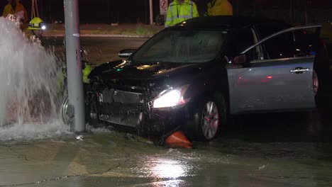 Crash-involving-a-fire-hydrant