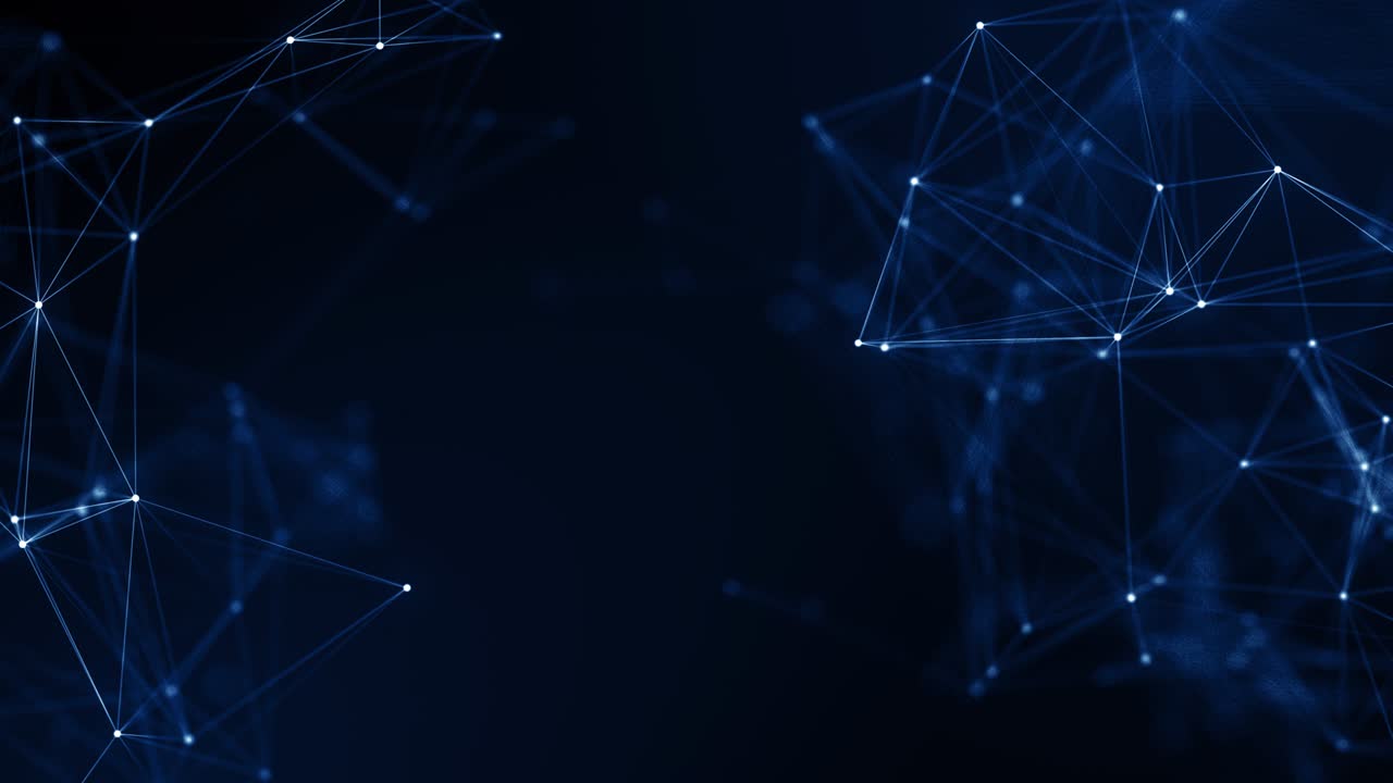 Plexus abstract network titles technology science background loop