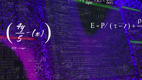 Animation-Der-Mathematischen-Datenverarbeitung-Auf-Bildschirmen-Mit-Verbindungen