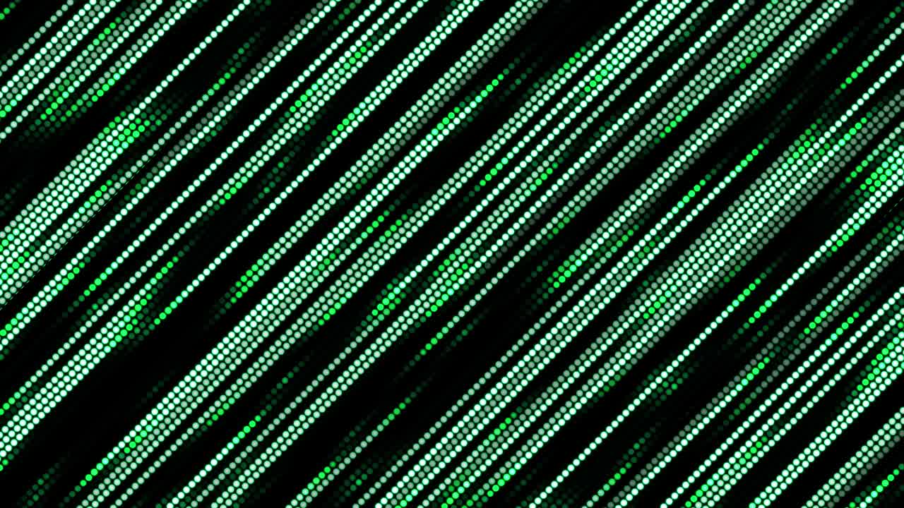 animación de puntos línea cibernética gráficos de movimiento
