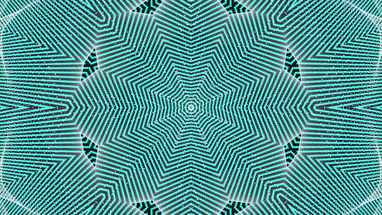 Peaceful Mandala Kaleidoscope pattern background