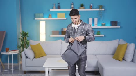 un estudiante deprimido no quiere estudiar.