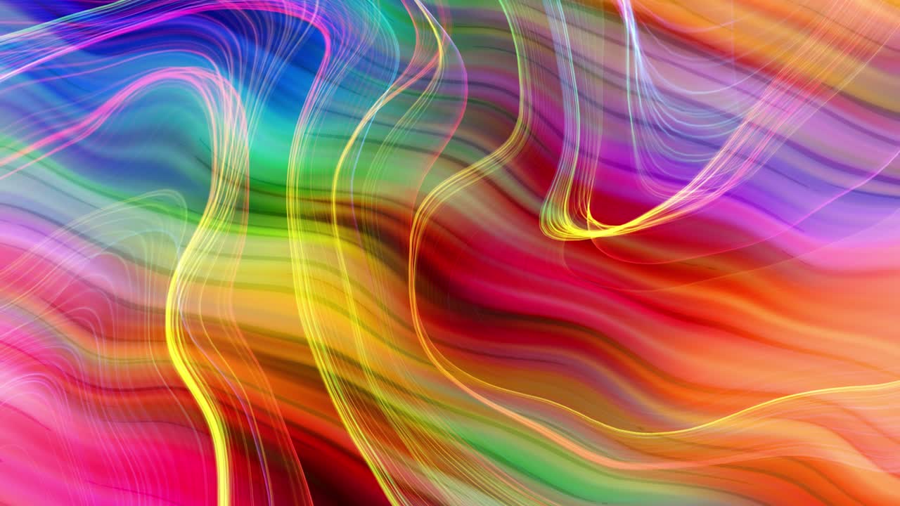 animación abstracta, fondo líquido, hermosa película de pintura digital, película de fondo abstracta. animación de gradiente holográfico.