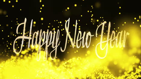 happy new year glitter background