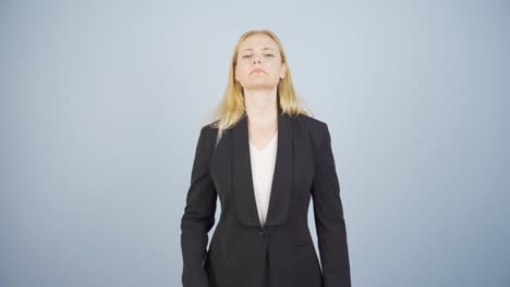 strong and successful business woman.