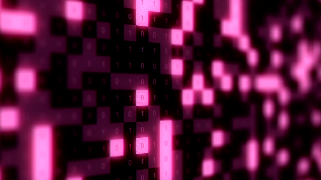 Abstract Digital Binary Grid.