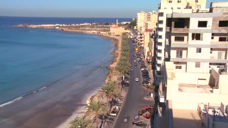 A-view-along-the-main-corniche-at-Tyre-Lebanon