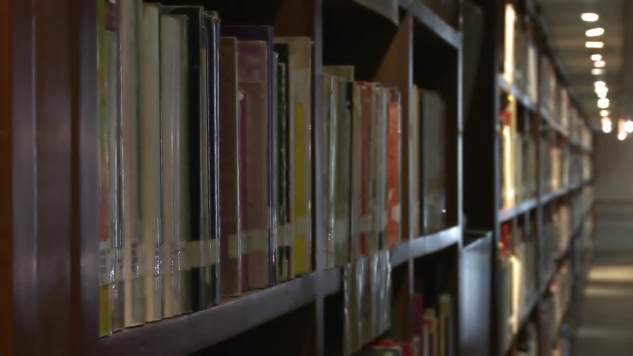 책, 선반에 있는 책