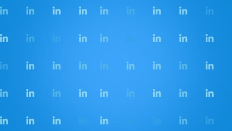 LinkedIn-Symbole-Auf-Netzwerkhintergrund