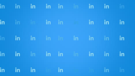 linkedin icons on network background