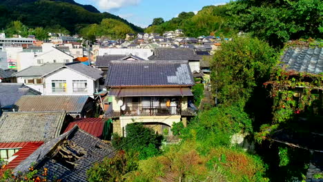 paisaje cinematográfico de japón filmado por dji phantom4pro en hiroshima