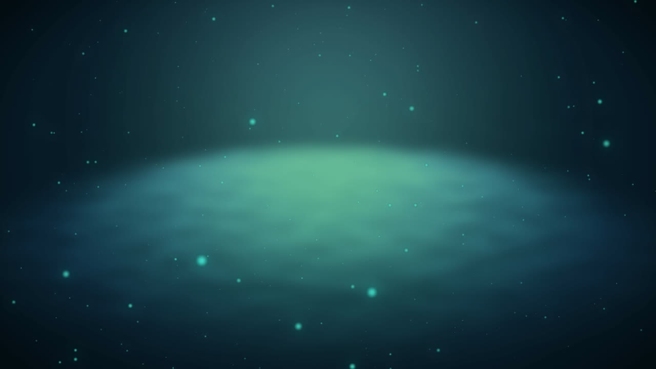Bright blue dots on a dark blue background