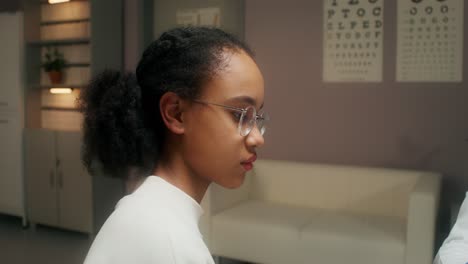 teenager at doctor's consultation