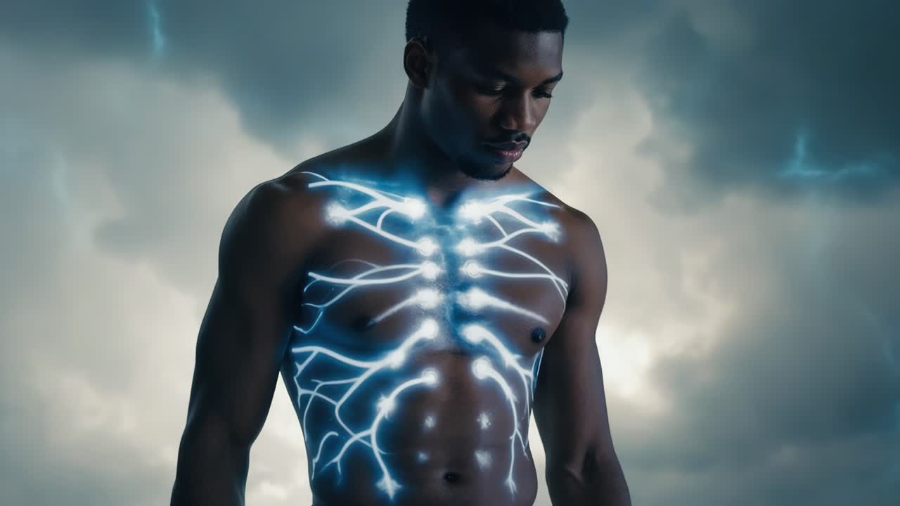 Man with Electric Superpowers