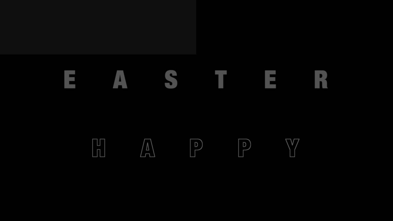 felices pascuas en gradiente negro de moda