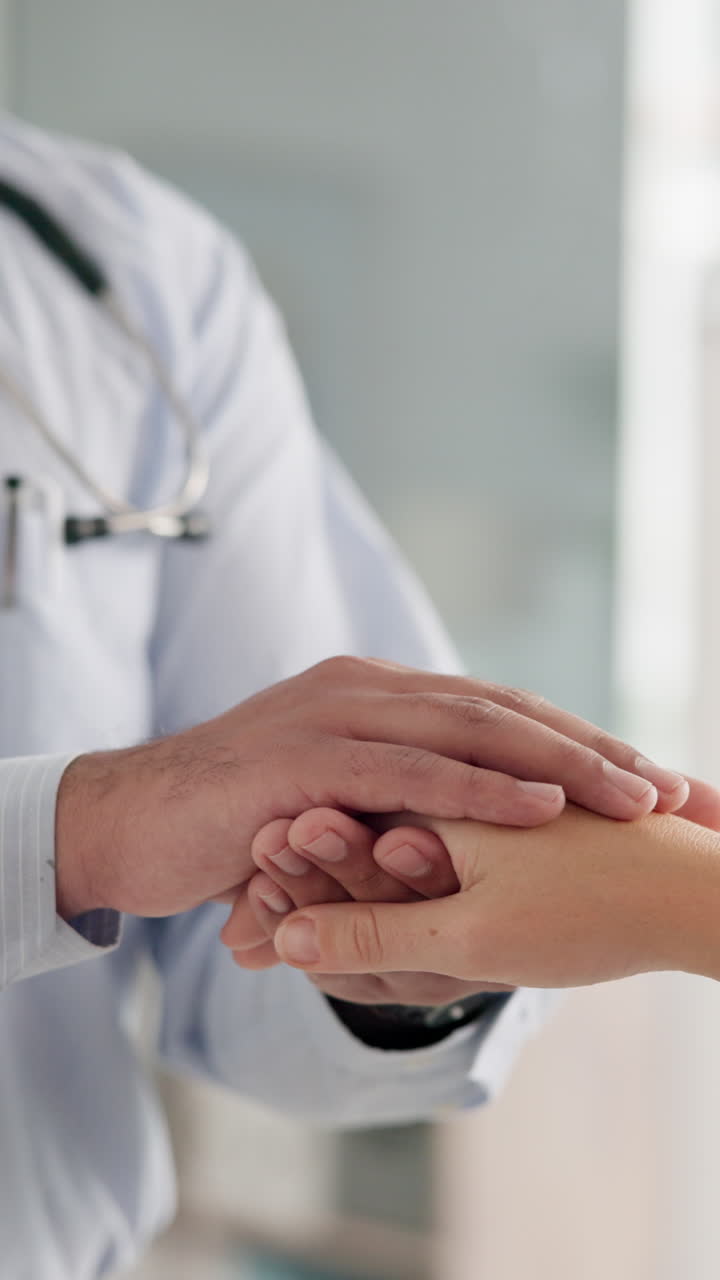 Doctor offering support to patient