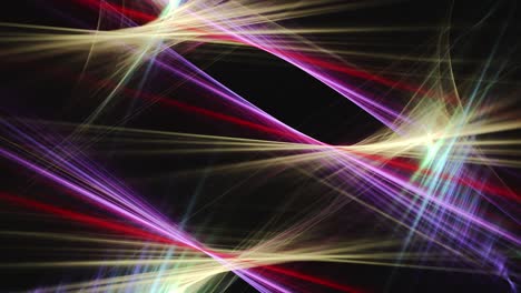Futuristic multi colored laser neon lights background 3d animation