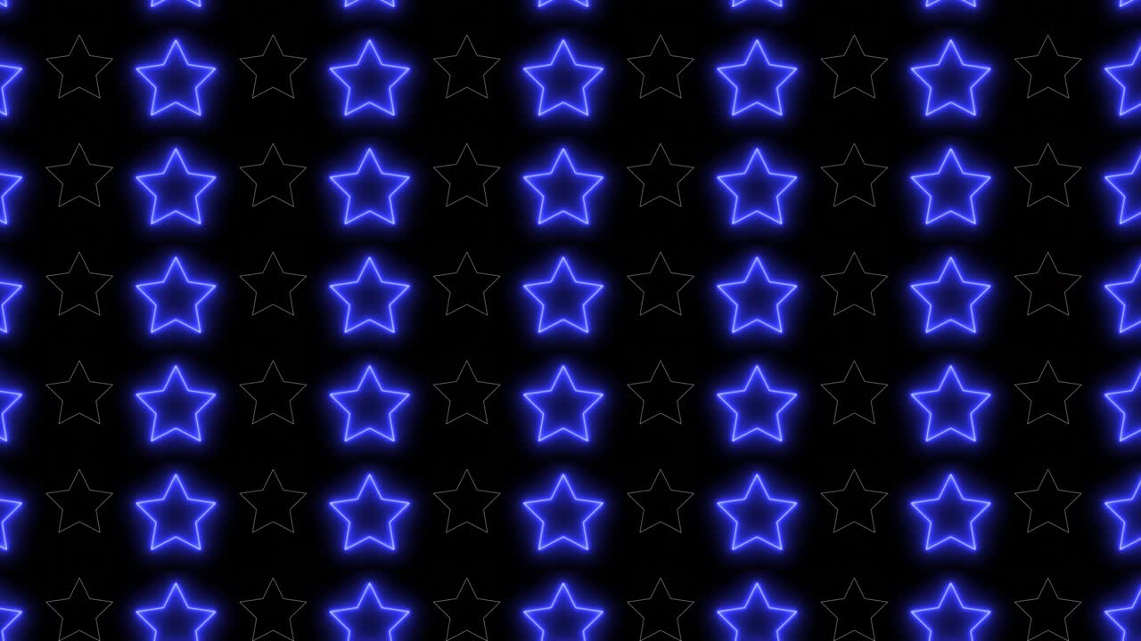 líneas de neón creativas abstractas, animación de bucle de barras.