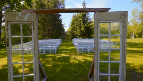 la belleza serena de un lugar de boda al aire libre