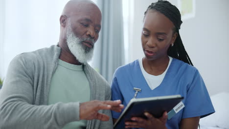 nurse consulting with patient
