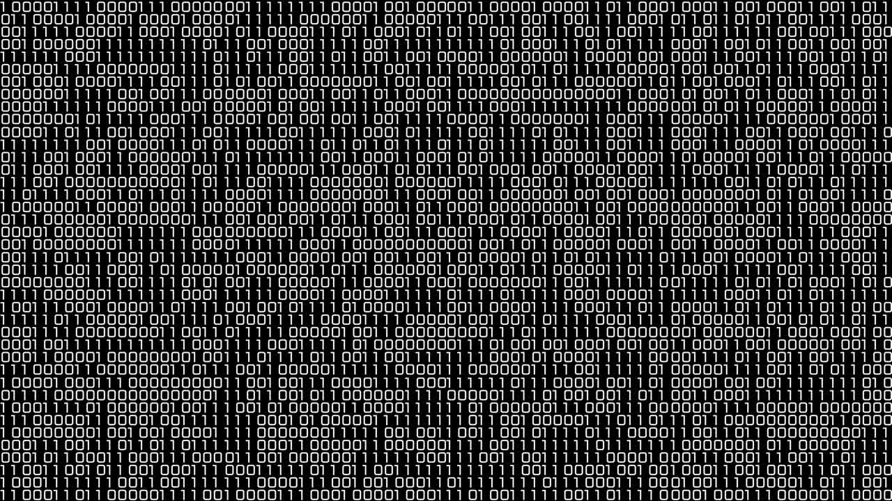 telón de fondo de números binarios