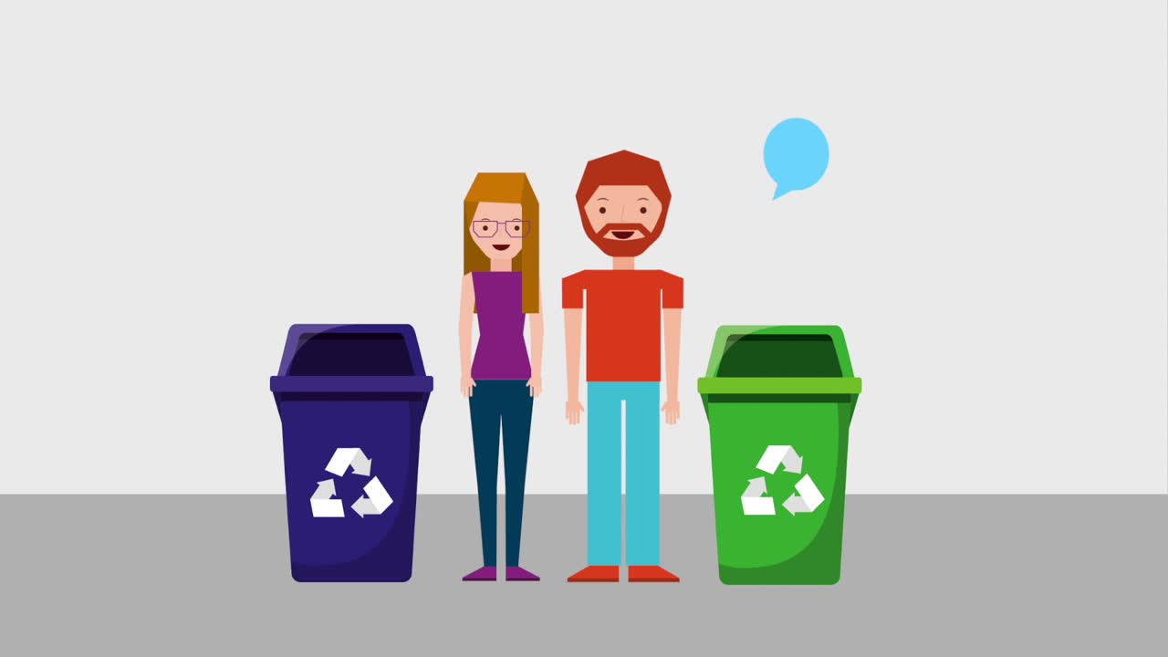 concepto de ecología del reciclaje