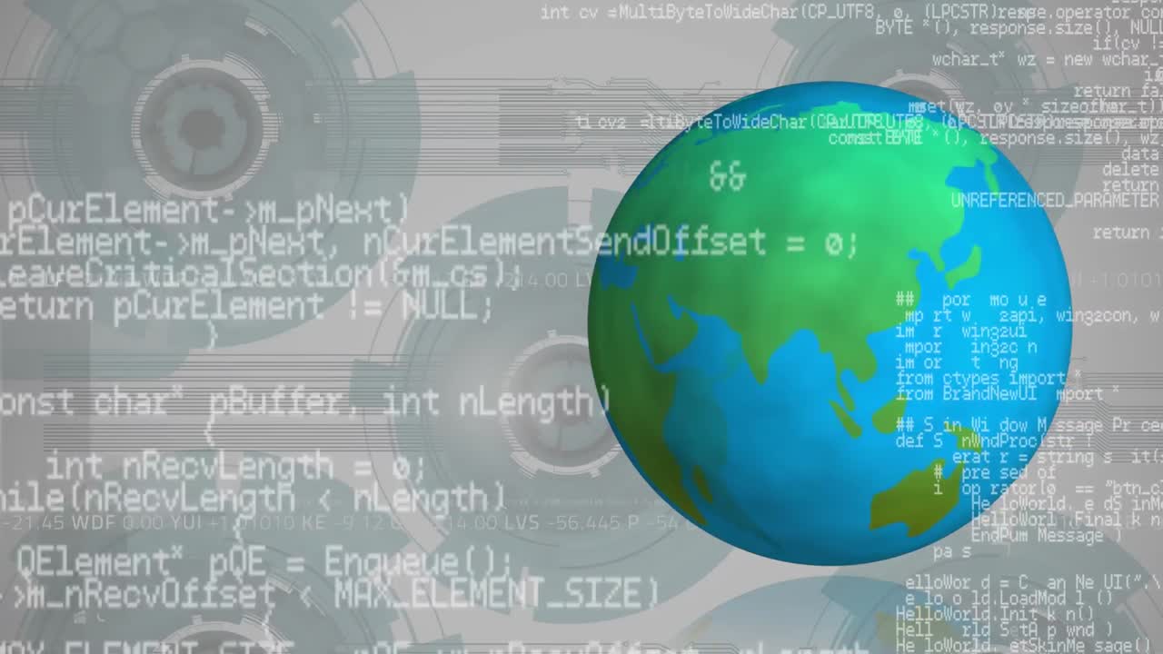 tecnología global y procesamiento de datos