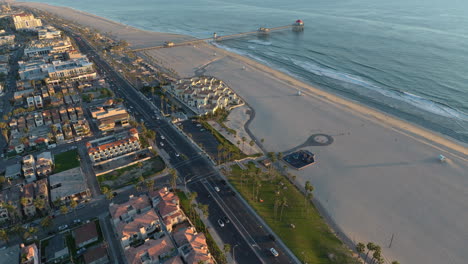 beautiful coastal 4k aerial hyper lapse - time lapse of the california from the sky at sunset.