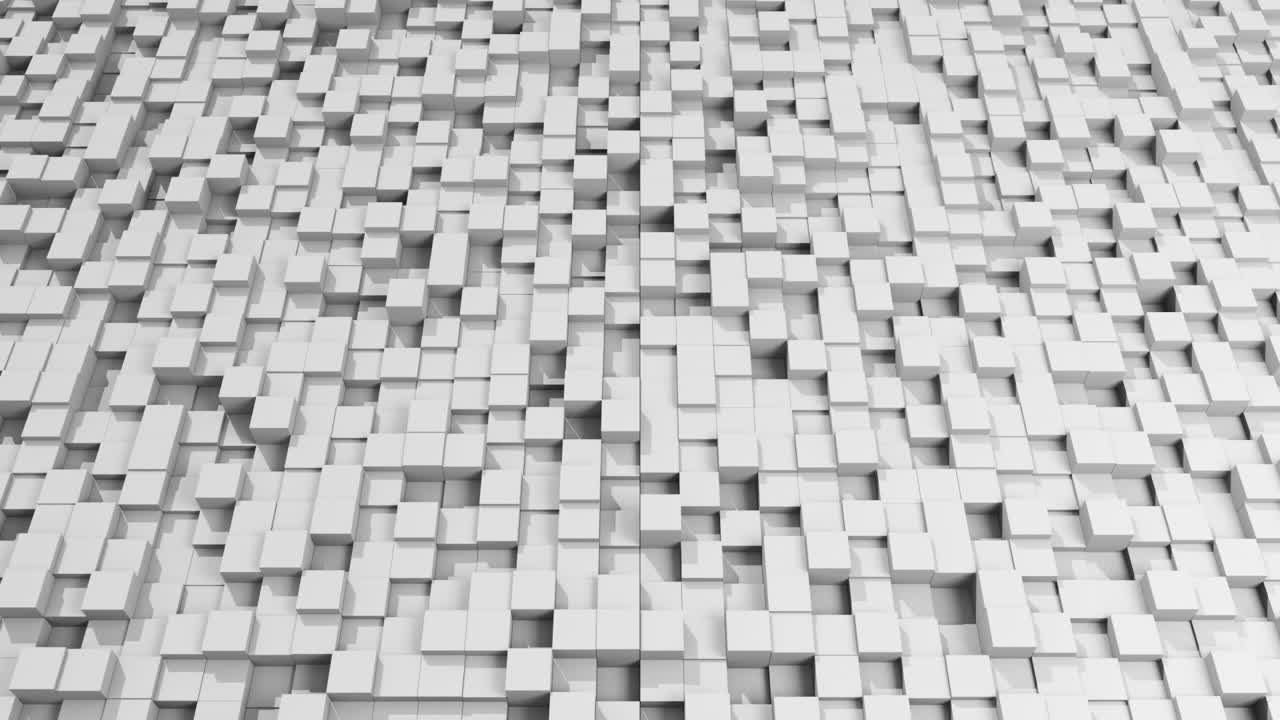 White blocks moving in up and down pattern