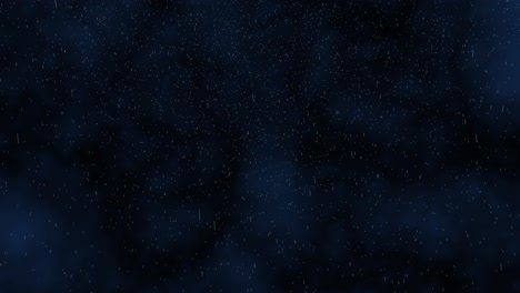 el cielo nocturno lluvioso