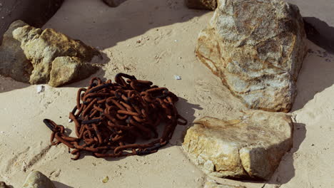 old-rusted-chain-in-the-sand