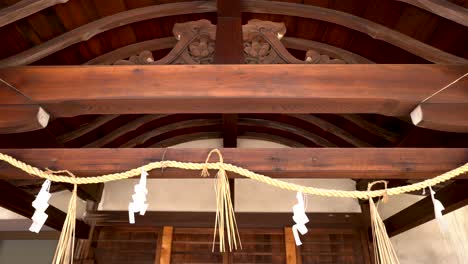 gate entrance of shinto shrines asama, nagoya, japan.