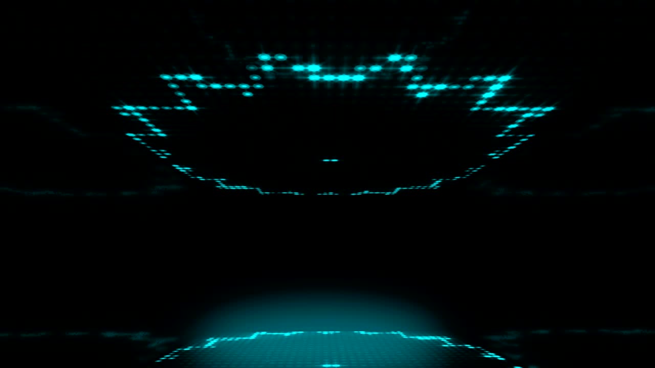 stage club led lighting dance background. seamless loop.