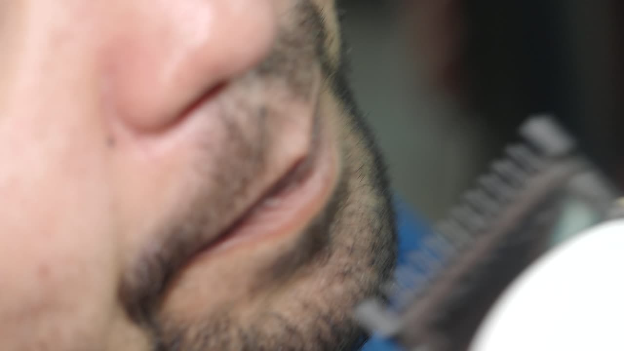 Close-up of a man's face