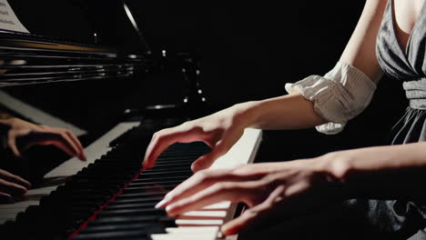 pianist playing piano