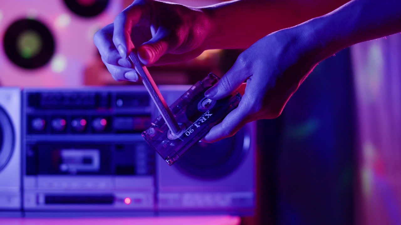 80s Retro Cassette Tape