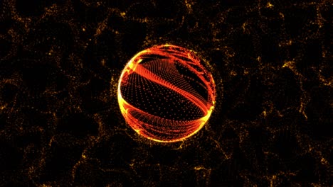 twist orange sphere plasma spin