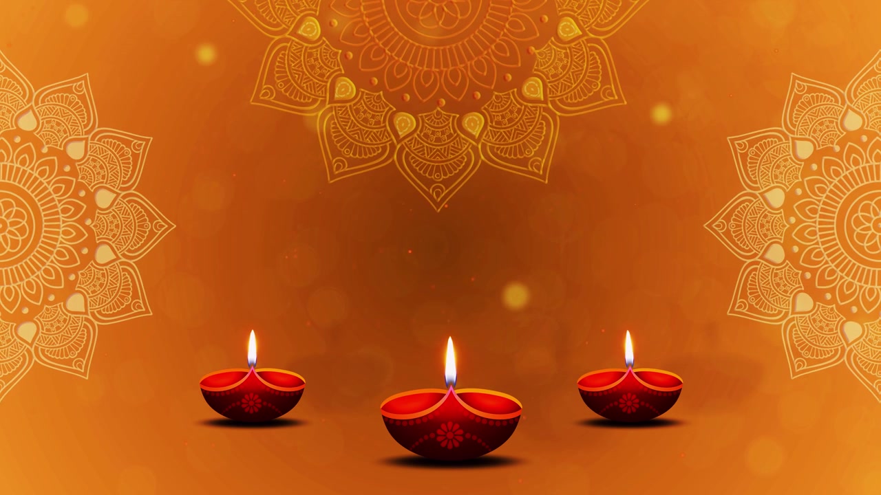 Buon Diwali, Deepavali o Dipawali, festa delle luci, sfondo di auguri e celebrazione, luci 3D 4K.