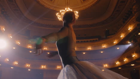 ballet performance in a grand theatre