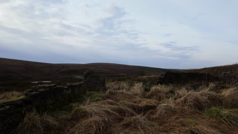 video footage of the bleak and wild landscape of the yorkshire moors