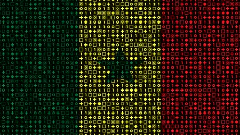 digital senegalese flag animation