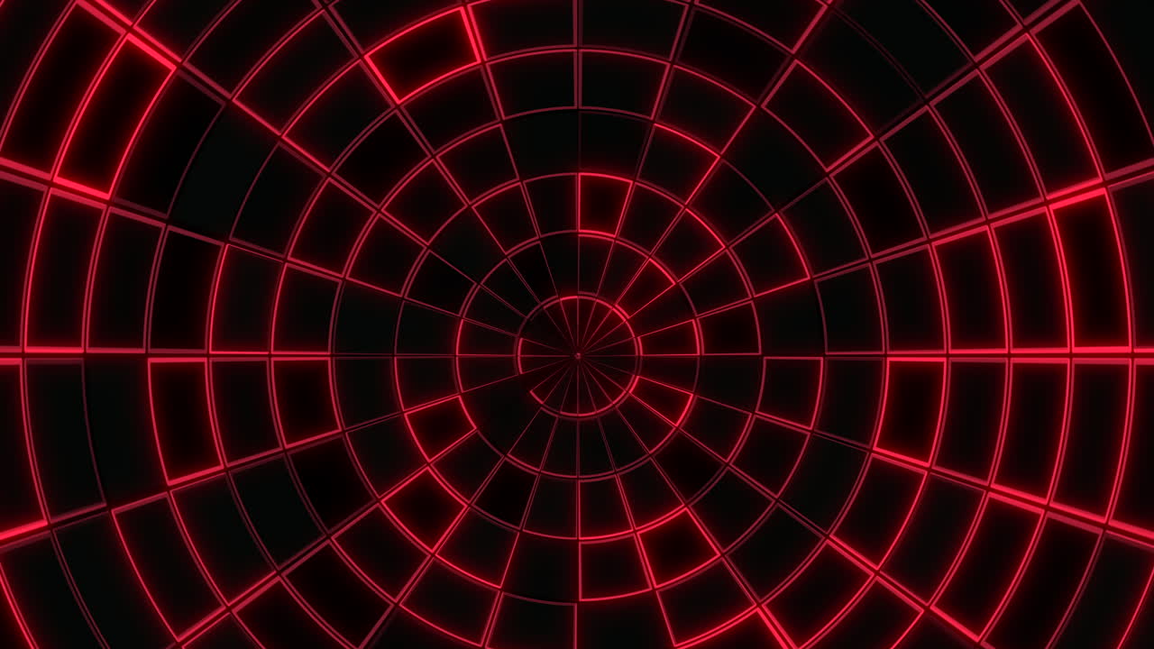 Immersive 3d red maze - perfect for websites and games