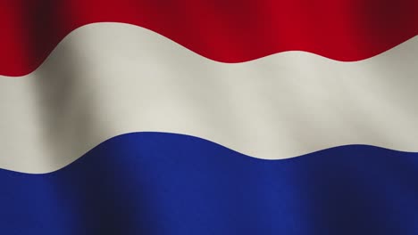 netherlands background flag waving looping footage - seamless loop animation video