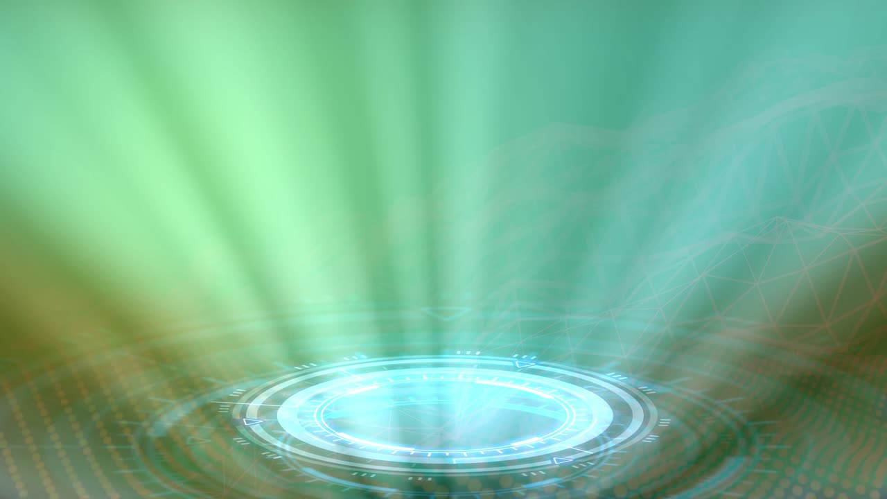 el telón de fondo del portal de ciencia de neón, cg resumen renderización 3d