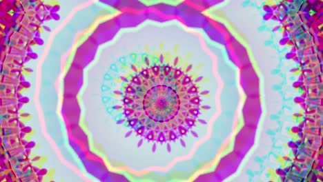el fondo abstracto de 4k, el bucle de fantasía en movimiento dinámico, el caleidoscopio.