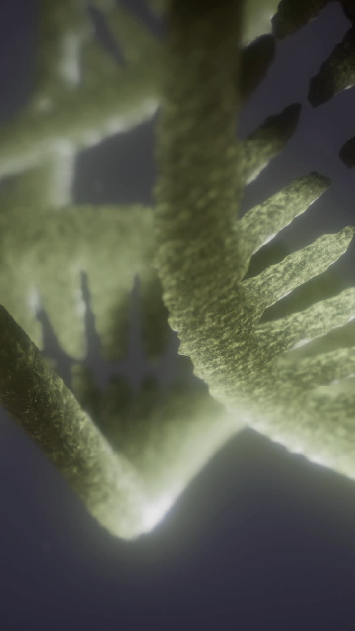 Exploring the intricate structure of dna in a captivating visual experience