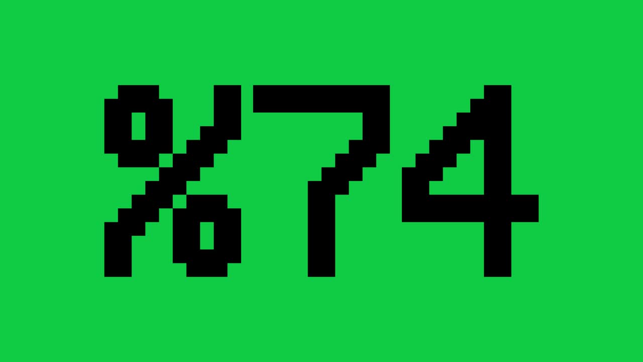 Percentage rising from 0 to 100 - Digital counter number 0-100 - Loading progress bar with percentage - 0-100% - Count up From 100 to 0