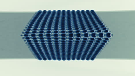 hexagonal nanoparticle crystal structure