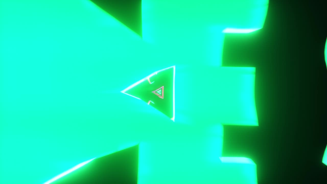 vuelo sin fin a través de calabazas de halloween con caras aterradoras movimiento de la cámara a través de las calabazas bucle sin costuras 3d render