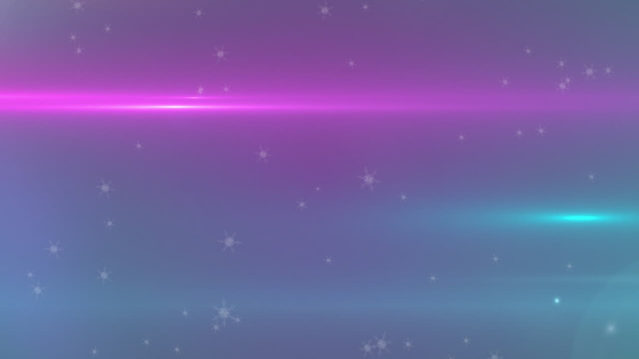 Animation of light spots and light trails on black background